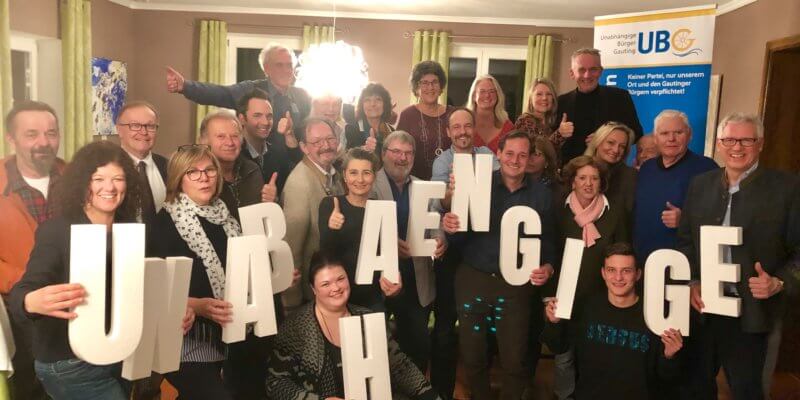 Ein starkes Team für Gauting – 16 Frauen und 14 Männer kandidieren für Gautings Unabhängige bei der Gemeinderatswahl!